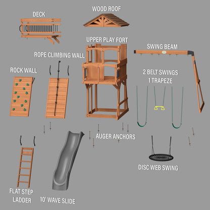 Premium Sterling Point Swing Set