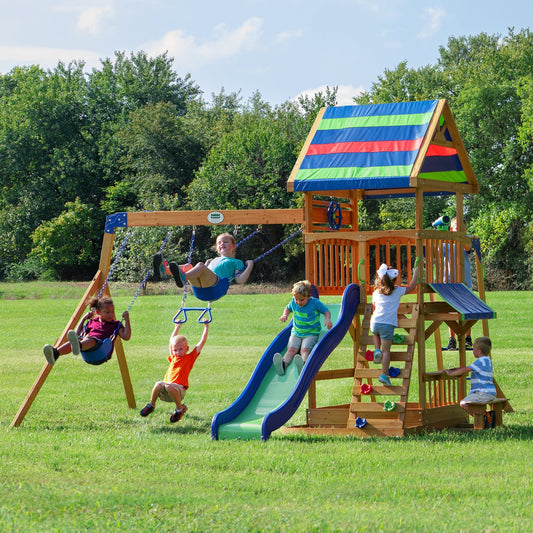 Premium Beach Front Swing Set