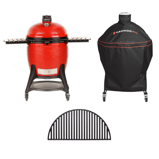 Premium Big Joe® Series III Grill, Cover and Cast Iron Grate Bundle