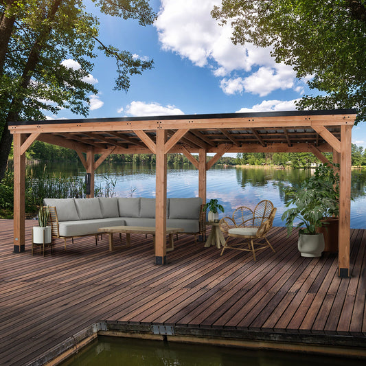 Premium 20x9.5 Arcadia Gazebo