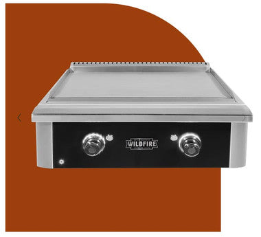 Premium Wildfire Outdoor Living Ranch Pro 30" Griddle Black 304 WF-PRO30GRD-RH