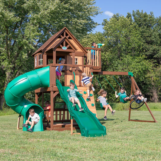 Premium Skyfort II With Spiral Tube Slide
