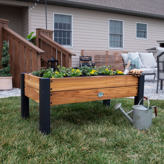 Premium Raised Planter 100% Authentic Teak Wood