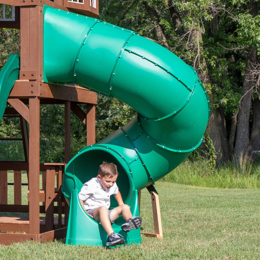 Premium Spiral Right Exit Tube Slide for 5 Foot Decks