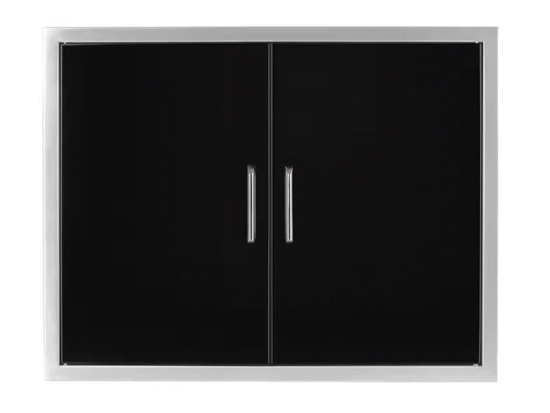 Premium Wildfire Outdoor Living 30 X 24 Double Access Door - WF-DDR3024-BSS