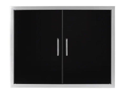 Premium Wildfire Outdoor Living 30 X 24 Double Access Door - WF-DDR3024-BSS