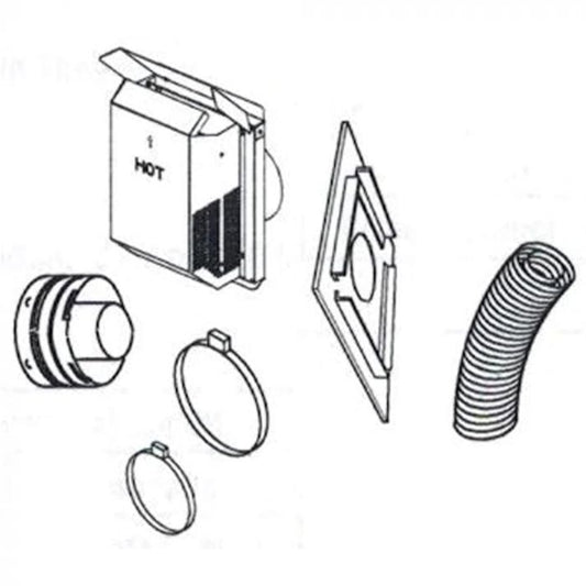 Premium Superior Secure Flex 2-4 Ft Square Termination Kit - SFKIT24