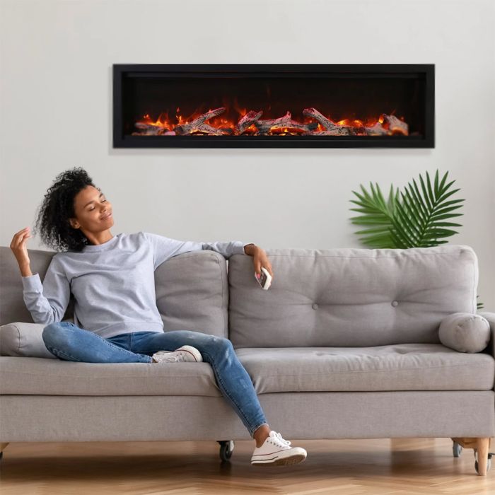 Premium Amantii Symmetry Bespoke Electric Fireplace